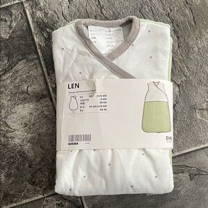 IKEA LEN Baby Sleep Sack | Unisex Cotton Velour Soft Cozy Bedtime Naptime